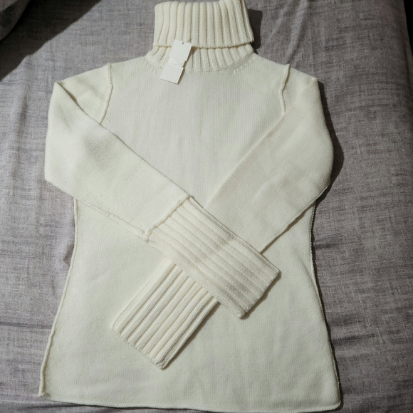 Banana Republic Extra Fine Italian Merino Turtleneck Sweater - New - Picture 1 of 3
